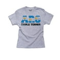 thumbnail image 1 of Argentina Table Tennis - Olympic Games - Rio - Flag Boy's Cotton Youth Grey T-Shirt, 1 of 2