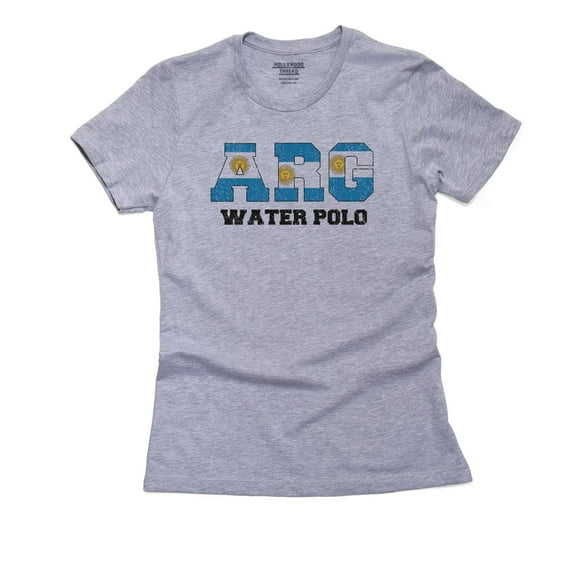 Argentina Waterpolo - Olympic Games - Rio - Flag Women's Cotton Grey T-Shirt