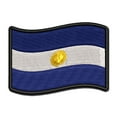 thumbnail image 1 of Argentina with Waving Flag Cute Applique Multi-Color Embroidered Iron-On Patch - 2.5 Inch Small, 1 of 5