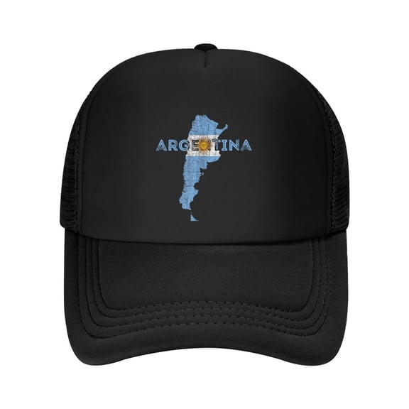 Argentinian Map and Flag Souvenir - Distressed Argentina Baseball Cap