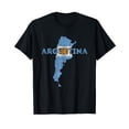thumbnail image 1 of Argentinian Map and Flag Souvenir - Distressed Argentina T-Shirt, 1 of 5