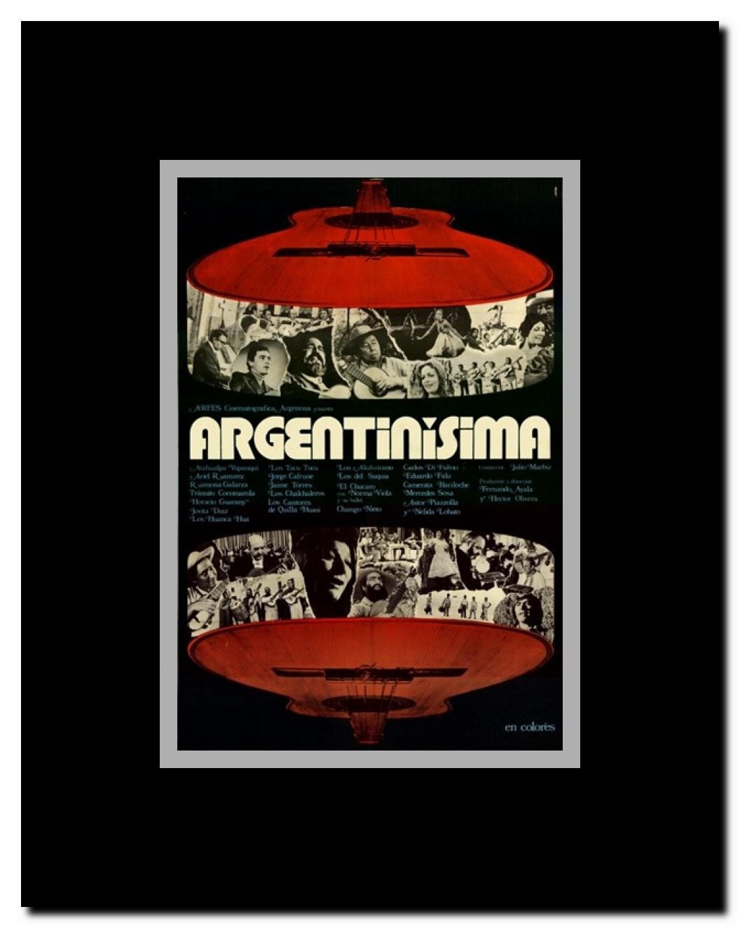 Argentinisima Framed Movie Poster