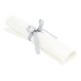 thumbnail image 1 of Argento Silver Plastic Cutlery Set - with White Napkin, Silver Ribbon - 7 1/4" x 2" x 1 3/4" - 100 count box, 1 of 2