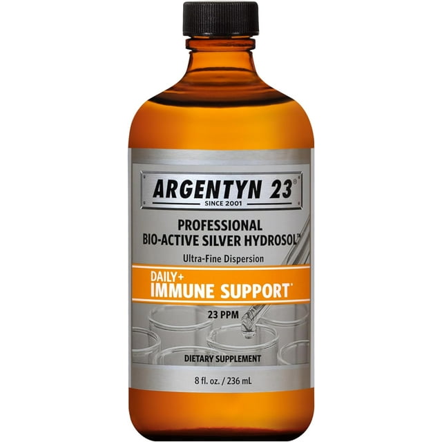 Argentyn 23 Professional BioActive Silver Hydrosol for Immune Support Colloidal Silver, 23ppm