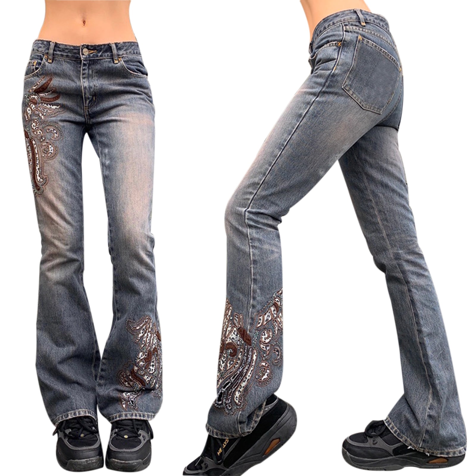 ★2025SS新作★GOTTER GALLERY★ETHNIC DOODLE DENIM PANTS JR Sailor Fit Denim Pant – John Renaud