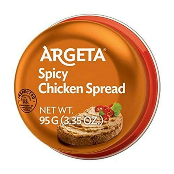 Argeta Pate Spread, Chicken, 95 Gram (Pack of 48)