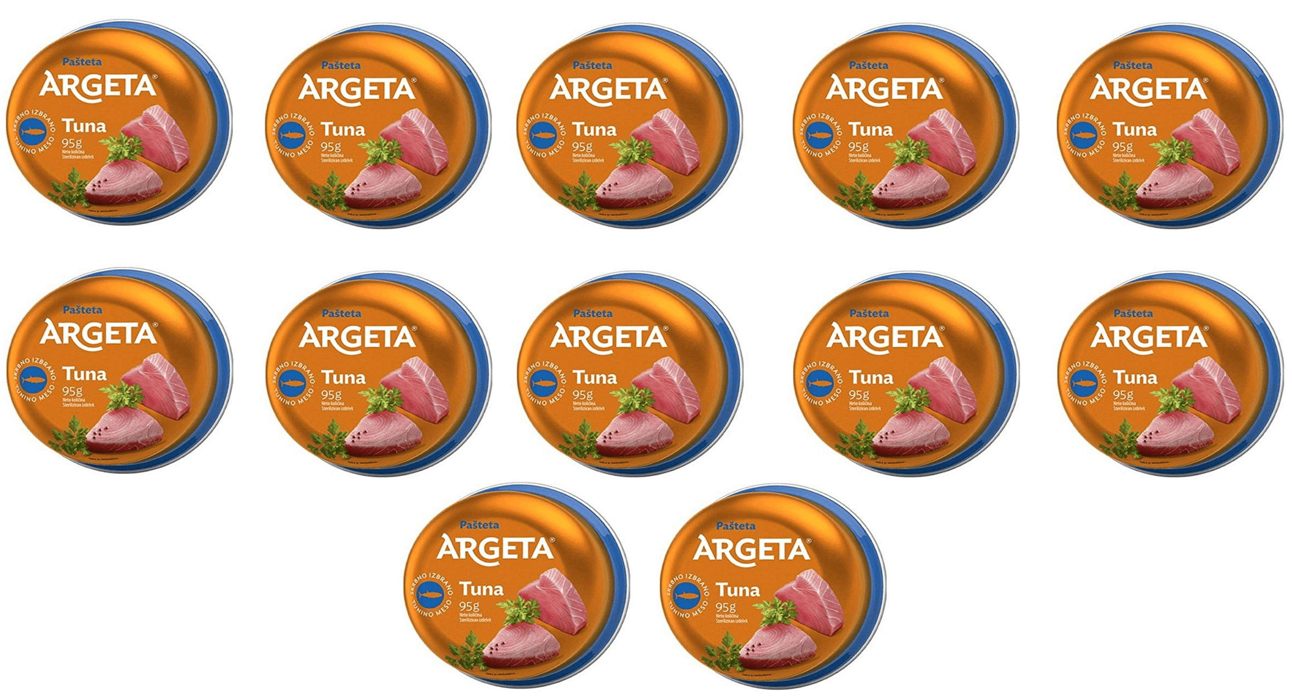 Argeta Tuna Pate Argeta, 95 Gram (Pack of 12)