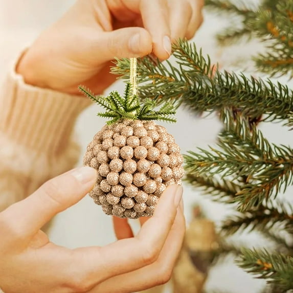 Arghm 3.9 Inch Christmas Tree Candy Pendant,Plastic Ornament for Holiday Party Favors Decor