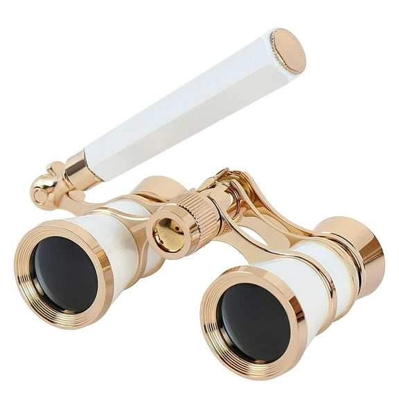Arghm 3X25 Opera Glasses Binoculars,Mini,Foldable Handle,4.3x2.5x1.2in,BK7 Optical Glass,Theaters,Concerts,Portable
