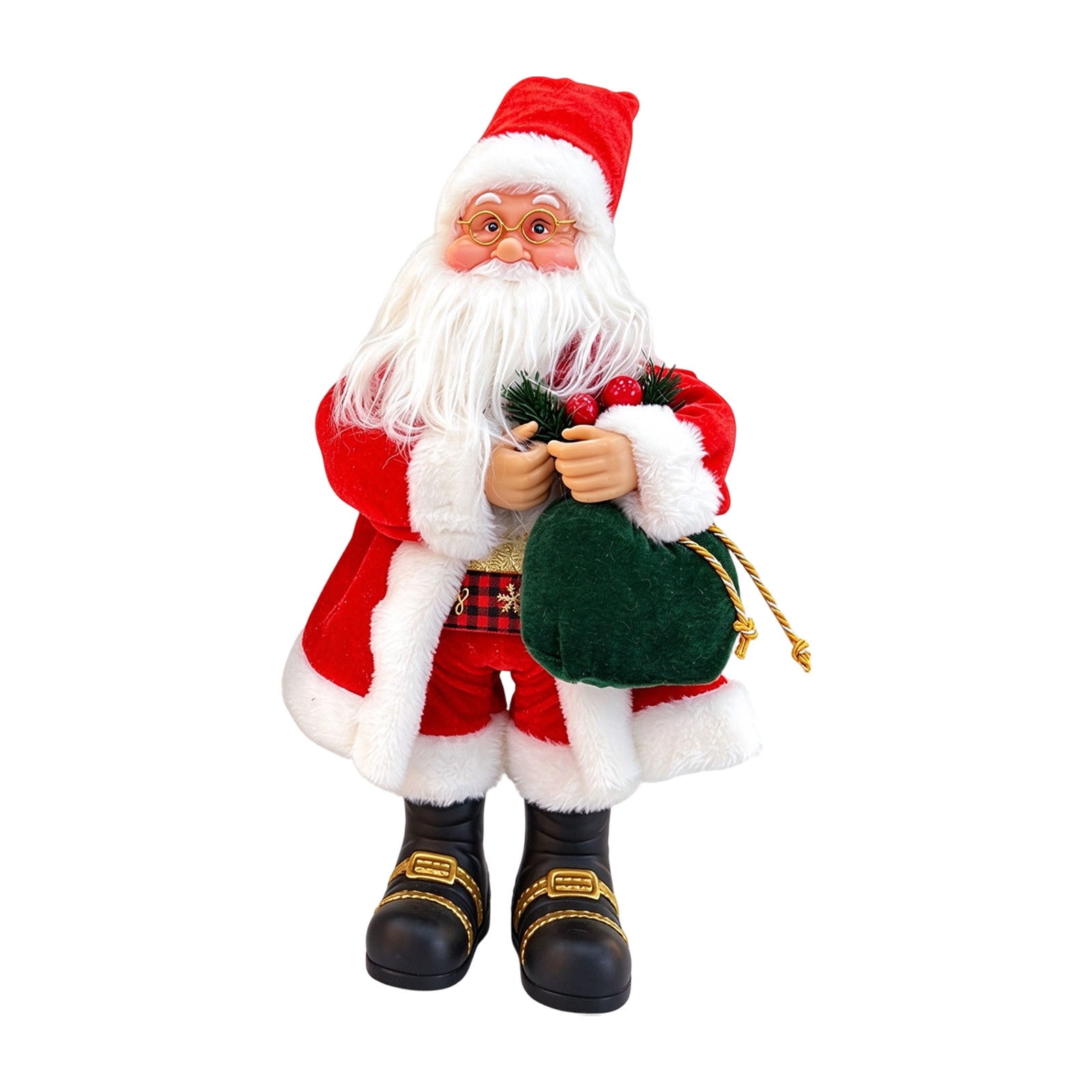 Santa Items Arghm Animated Dancing Santa Figurine with Music - Festive Christmas ...