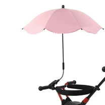 Arghm Baby Pram Umbrella,30.7in Expanded Size Sunshade for Stroller,Foldable and Easy to Attach Umbrella with Steel Ribs