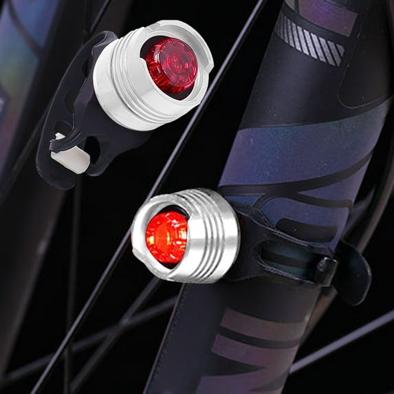 Arghm Bicycle Light,Front And Rear,LED,Suitable Night Riding,0.9x0.82 in,Aluminum Alloy,Waterproof,Bike Helmet,Wheelchair