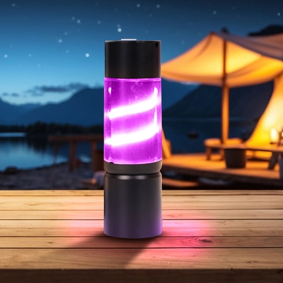 Arghm Color Light Flashlight,Outdoor LED,USB Charging,Portable Camping Light,IPX44,Three Dimming
