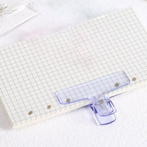 Arghm Colorful Binder Clips 2.91in Transparent,Multipack Document Clamps,Bills Files Organizing Supplies