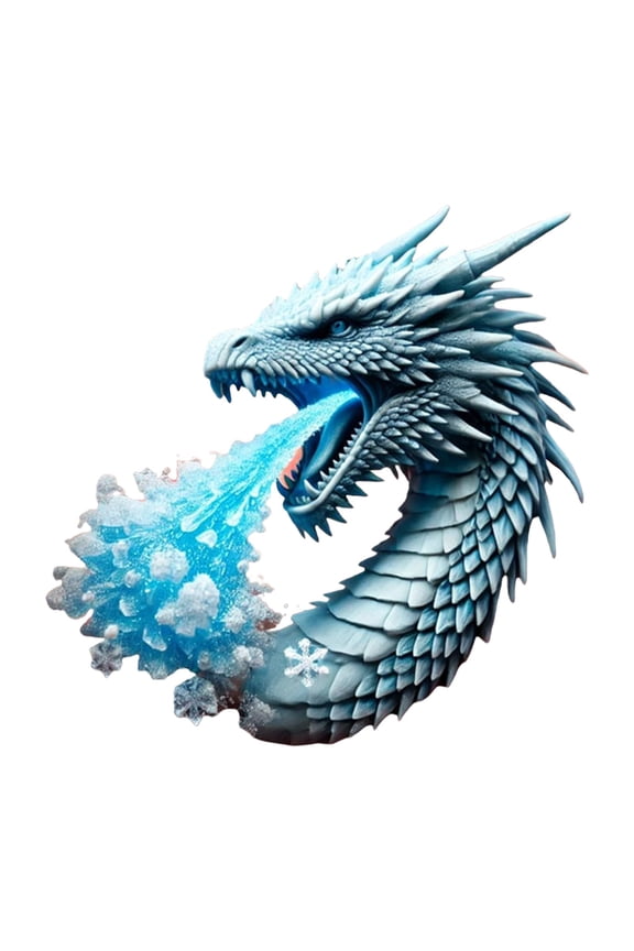 Dragon Breath Keychain Acrylic Backpack Pendant 3.7" Fantasy Carabiner Charm for Cosplay Gifts Anime Accessories