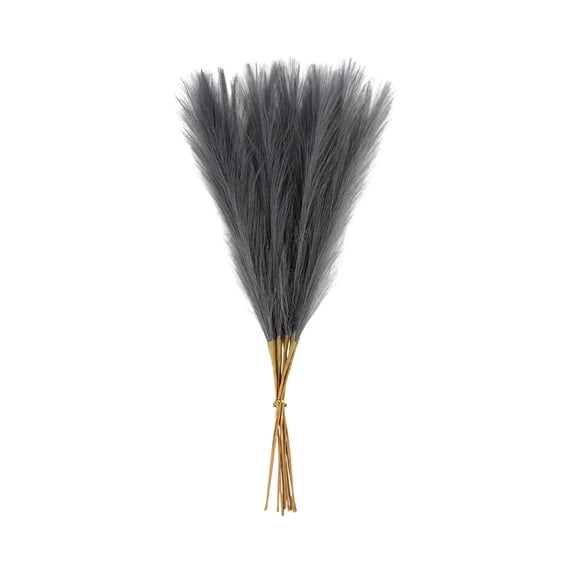 Arghm Faux Pampas Grass Decor Velvety Stems,17.71 Inch,Boho Wedding Centerpiece,No Maintenance Artificial