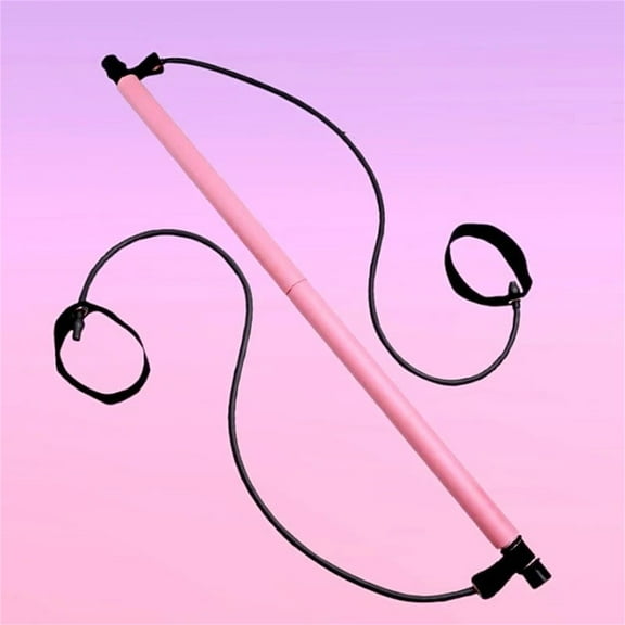 Arghm Fitness Stick,Pilates Equipment,Elastic Training Rope,Multi-functional Stick for Home Workout