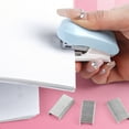 thumbnail image 1 of Arghm Heavy Duty Mini Stapler,Metal Compact 4.8x3.86x1.18in,Small Stapler Set for Office Bookbinding Supplies, 1 of 6