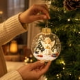 thumbnail image 1 of Arghm LED Christmas Acrylic Ornament - Mini Holiday Scene Pendant for Festive Tree Decoration, Wreaths & Gift-Giving - Perfect for Celebrations & Holiday Parties, 1 of 7