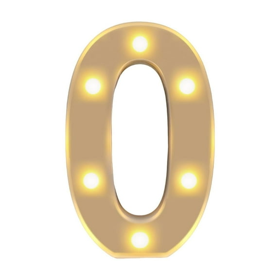 Arghm LED Letter Lights ABS Plastic 8.7-9" Alphabet Marquee Battery Powered Nursery Wedding Birthday Wall Decor