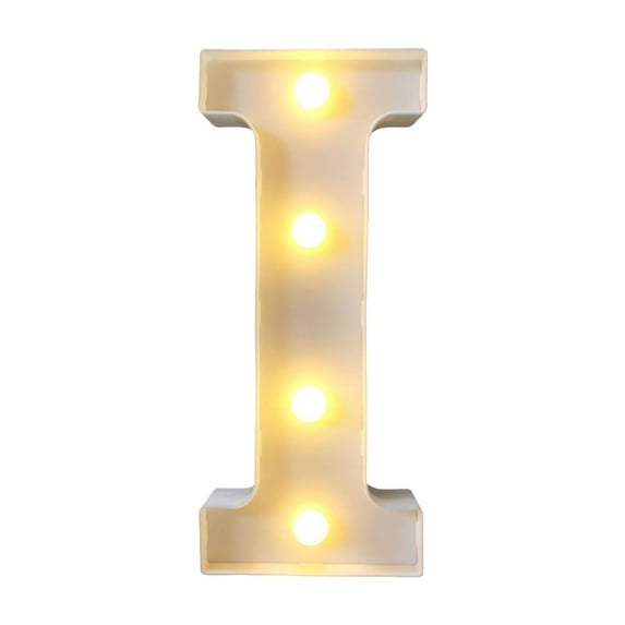 Arghm LED Letter Lights ABS Plastic 8.7-9" Alphabet Marquee Battery Powered Nursery Wedding Birthday Wall Decor