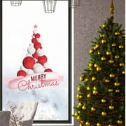 Arghm Large Christmas Window Clings – Double-Sided Snowman Stickers for Glass, Removable and Reusable Holiday Decorations