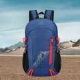 thumbnail image 1 of Arghm Lightweight Hiking Backpack,Foldable Daypack,Men Women,Dark blue,Orange,Blue,11.02x7.48x17.71in,Outdoor,Sport, 1 of 8