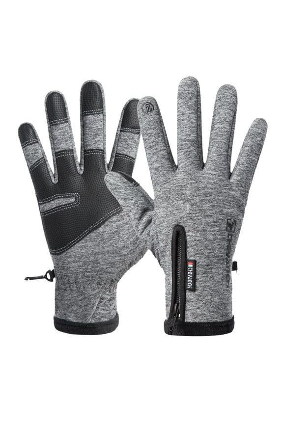 Men's Winter Gloves, Touchscreen Compatible, Windproof Warm Gloves for Cold Weather