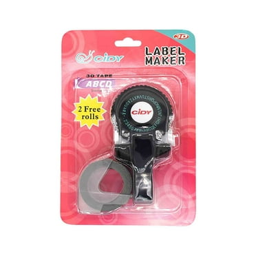 Arghm Mini Manual Label Machine,C101 Embossing Machine,Handheld Decorative Tape Printer