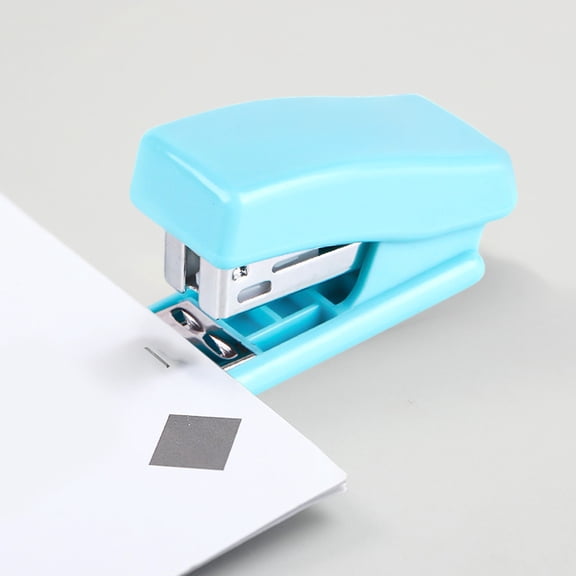 Arghm Mini Stapler Metal,4.8x3.86x1.18in Size,Bookbinding Tool Staple Included,Office Desk Supplies