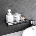 thumbnail image 1 of Arghm No Drill Wall Shelf Organizer - Multipurpose Metal Storage Rack for Toiletries, Shower, Kitchen - Space Saving Solution for Home & Renters, 1 of 6