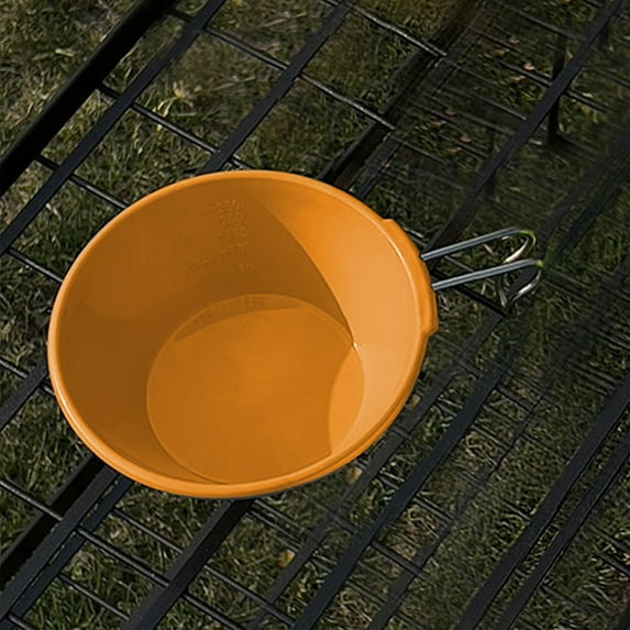 Arghm Outdoor Camping Bowl Clearance,6.5x2.95x1.77in,Plastic with Stainless Steel Handle,Drop-proof,Colorful,Insulated