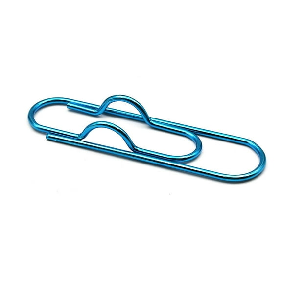 Arghm Paper Clip,2.8x0.7in Metal Pen Clip,Fixed Pen Clip for Notebook