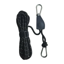 Arghm Portable Adjustable Camping Rope,Windproof Tensioner,13ft Nylon Rope,Reflective,Multi-purpose Use