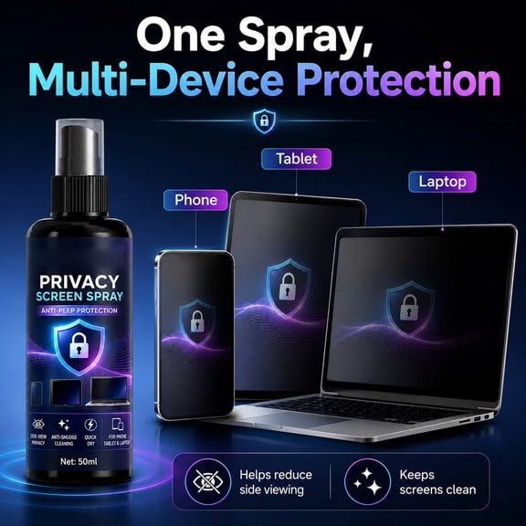 Arghm Privacy Screen Spray 50ml Hydrophobic Coating for Phone Tablet Laptop