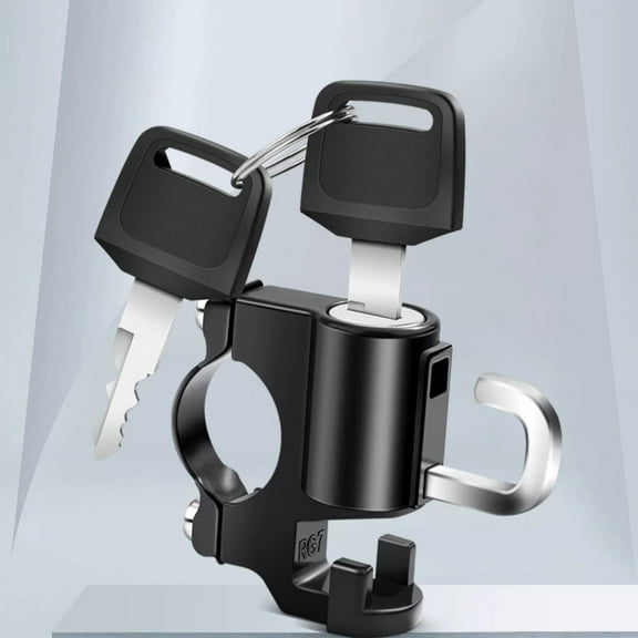 Arghm Secure Helmet Lock for Cars and Motorcycles, Anti-Theft Lock with Hook Function, Heavy-Duty Helmet Security, Adjustable & Easy to Install