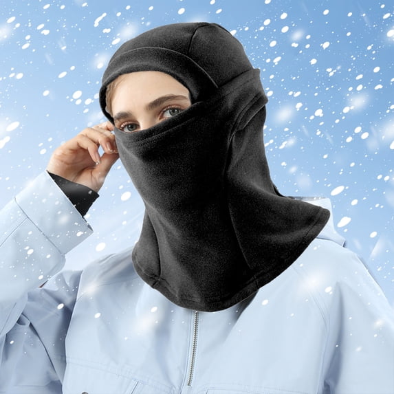 Arghm Ski Mask,Windproof Warmer,Cotton,Adjustable,Black,Gray,PINK,13.77x19.68in,Men Women,Winter,Outdoor Activities