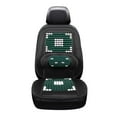 thumbnail image 1 of Arghm Summertime Car Seat Cooling Cushion: Silk Cover for Cool Comfort, Wooden Bead Truck Mat, Breathable Ventilated Seat Cushion for a Refreshing Drive, 1 of 4
