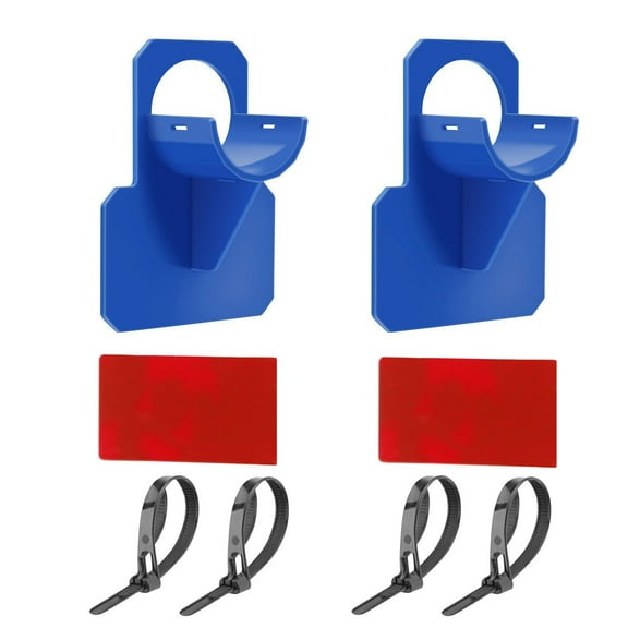 Arghm Swimming Pool Hose Mount Supports,ABS Material,30-38mm Diameter,1.25-1.5in Hose Fit,Above Ground Pool Pipe Bracket with Cable Ties,2 Pack