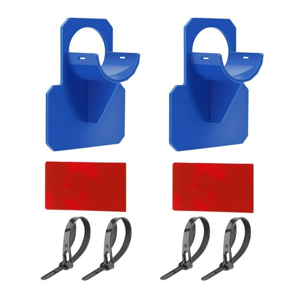 Arghm Swimming Pool Hose Mount Supports,ABS Material,30-38mm Diameter,1.25-1.5in Hose Fit,Above Ground Pool Pipe Bracket with Cable Ties,2 Pack