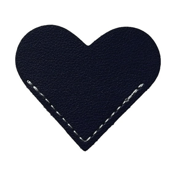 Arghm Vintage Leather Heart Bookmark,Page Corner Marker,Handmade Leather Bookmark,Gift for Book Lovers