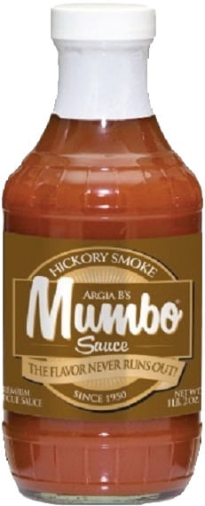 Argia B's Mumbo Sauce, Hickory Smoke BBQ Sauce, 18 Ounce Bottle