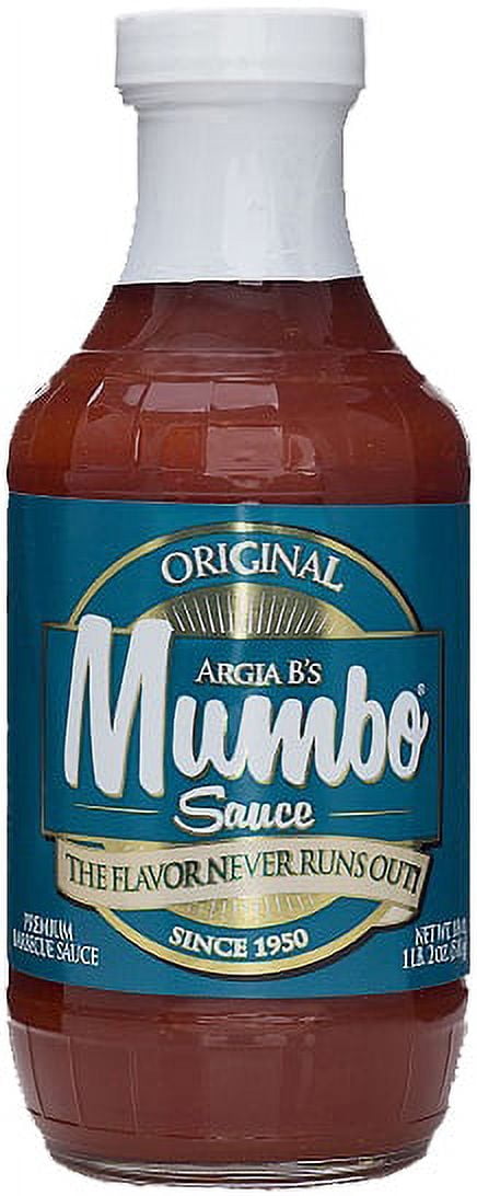 Argia B's Mumbo Sauce, Original Mild BBQ Sauce , 18 Ounce Bottle
