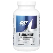 GAT Sport L-Arginine Tablets, Free Form Amino Acid, 180 Count