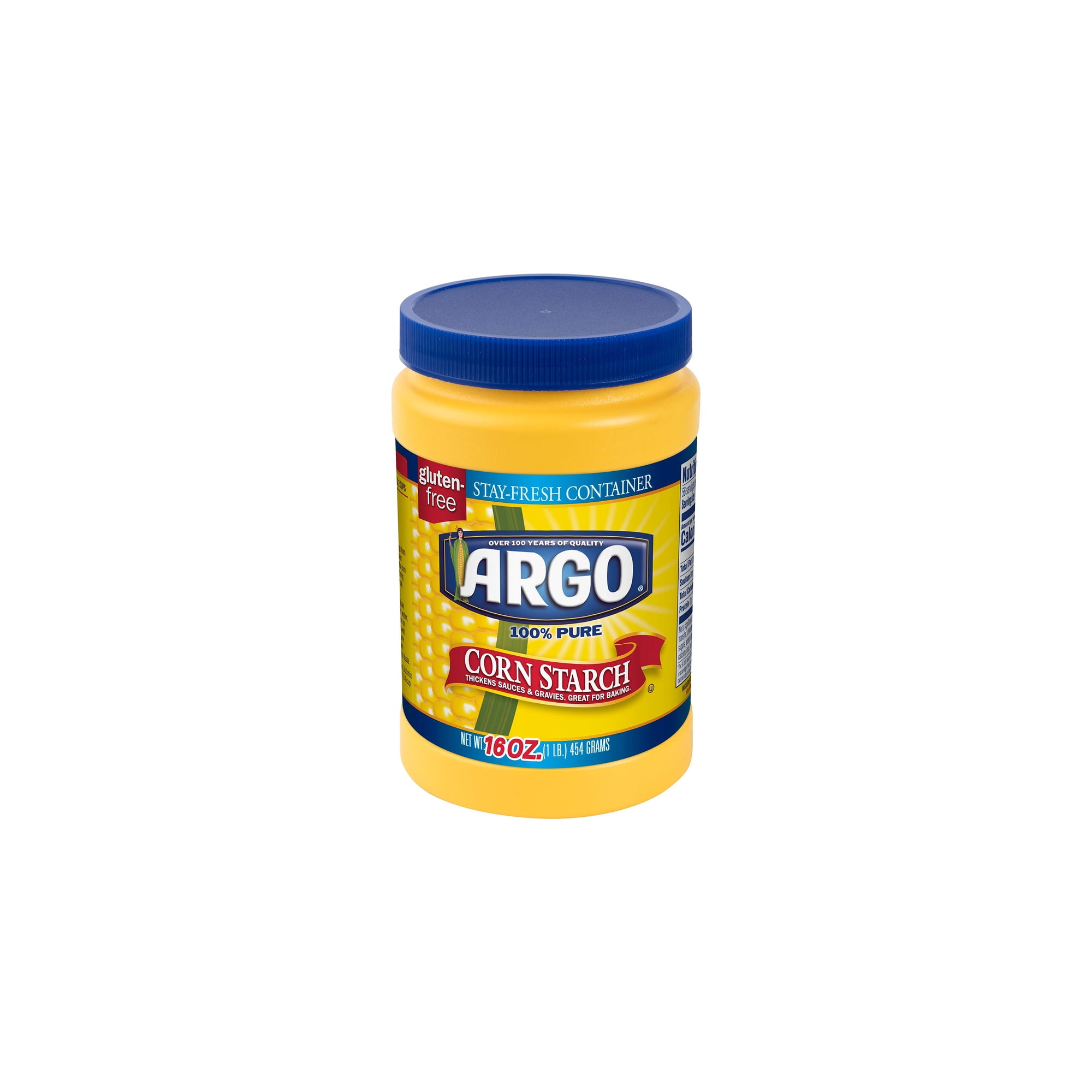 Argo 100% Pure Corn Starch 16 oz (Pack of 12)