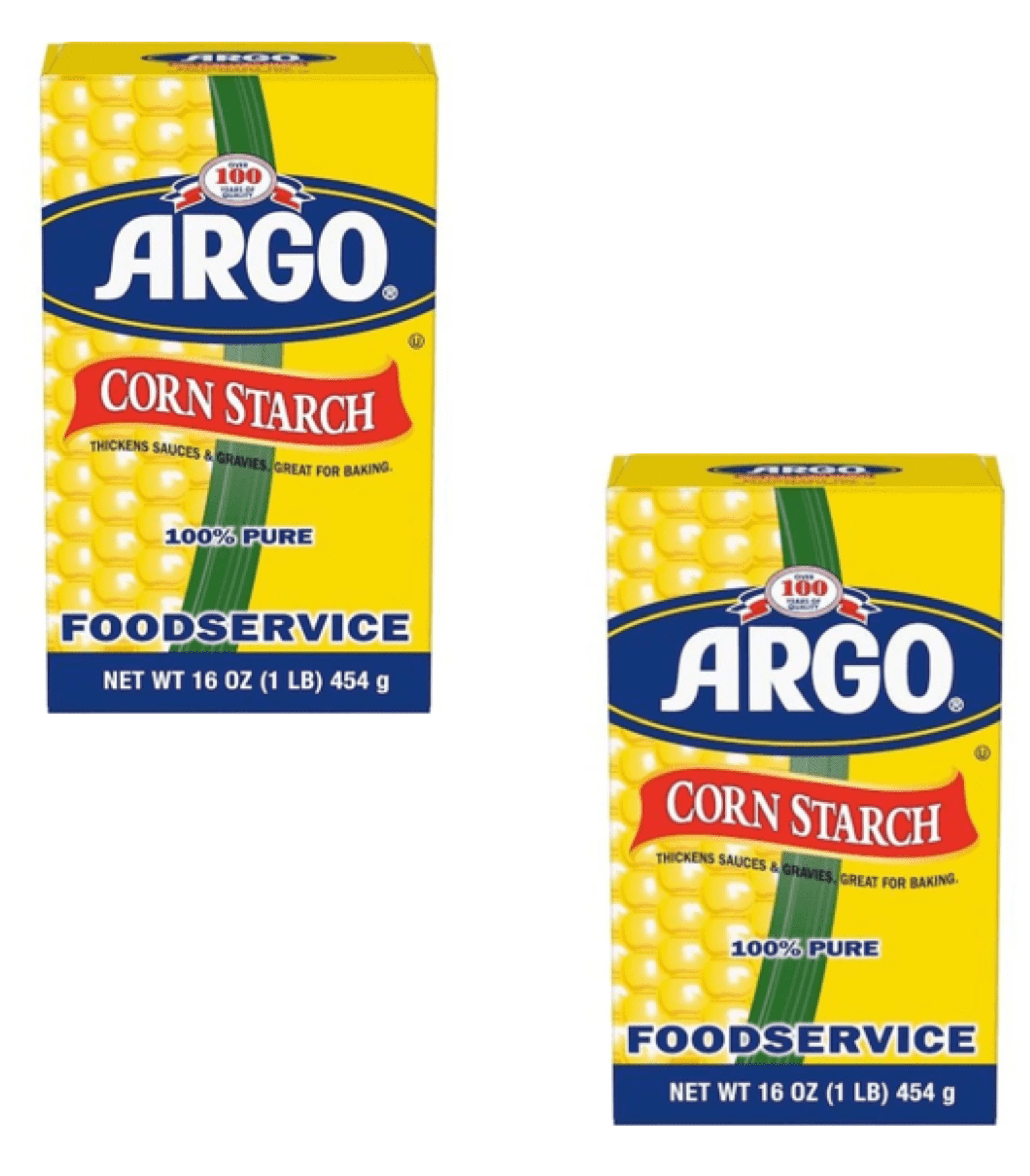 Argo, Cornstarch, 1 Pound(LB) Quantity of 2 Boxes