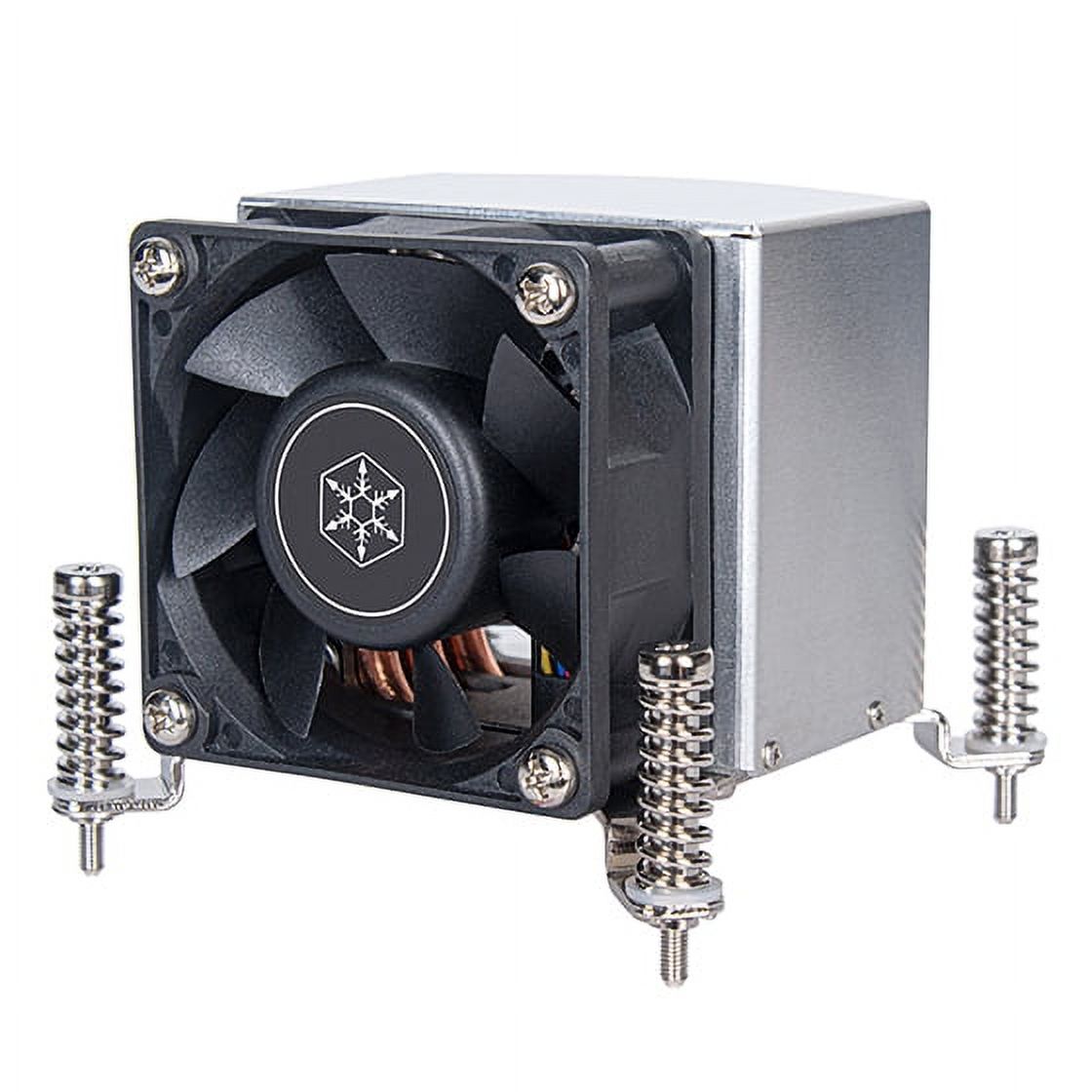 Argon CPU Cooler, Copper heat pipes with aluminum fins, 6mm heatpipe x