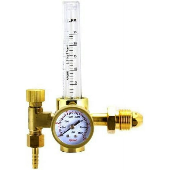 Argon Gas Flow Meter and Regulator with Dial Gauge