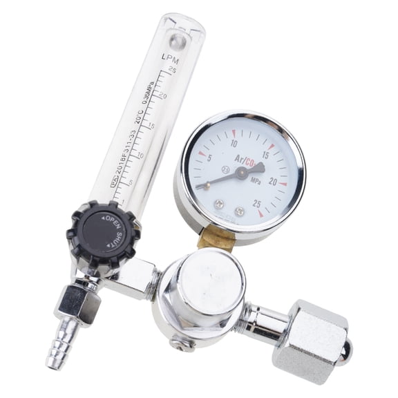 Argon Regulator CO2 Flows Meter With Double Gauge For TIG Welding Machine 0-25MPa Pressure Flows Control