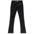 thumbnail image 1 of Argonaut Nations Boys Ripped Stacked Jeans (Black), 1 of 3